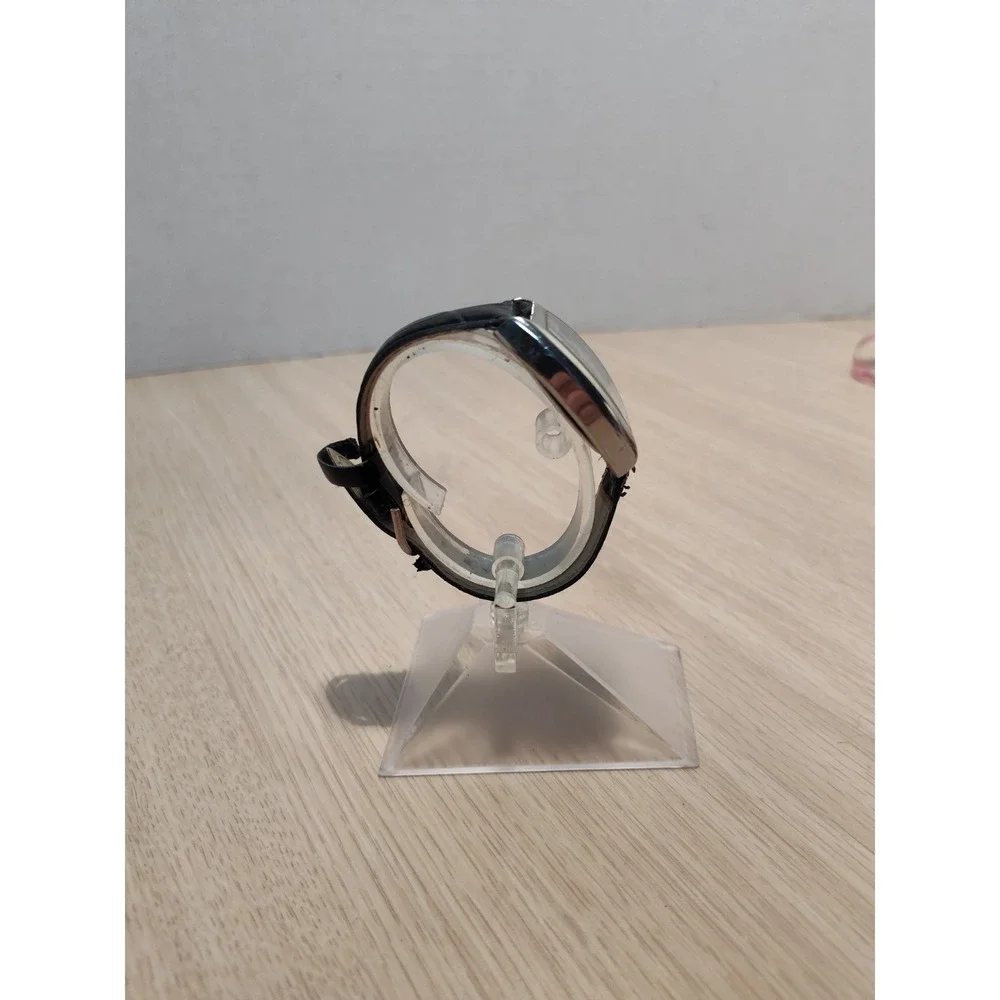 Watch-It Women's Quartz Watch 25mm Black Stap Curved Tank Style Fashion Design